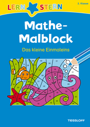 Mathe-Malblock 2. Klasse. Das kleine Einmaleins
