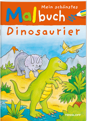 Mein schönstes Malbuch: Dinosaurier - Cover