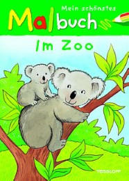 Mein schönstes Malbuch: Im Zoo