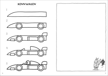 Fahrzeuge zeichnen Schritt-für-Schritt - Abbildung 1