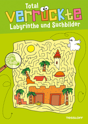 Total verrückte Labyrinthe und Suchbilder - Cover