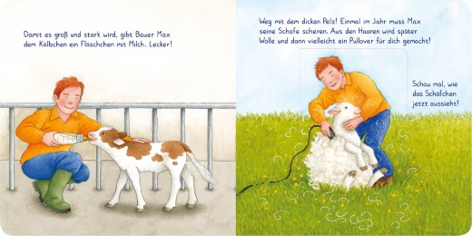 Klappenbuch: Mit Bauer Max auf dem Bauernhof - Abbildung 1