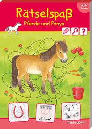 Rätselspaß Pferde & Ponys - Cover
