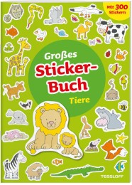 Großes Sticker-Buch - Tiere - Cover