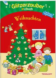 Glitzerzauber Malbuch Weihnachten - Cover