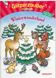 Glitzerzauber Malbuch Winterwunderland - Cover