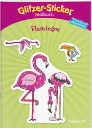 Glitzer-Sticker Malbuch Flamingos - Cover