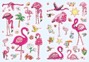 Glitzer-Sticker Malbuch Flamingos - Abbildung 2