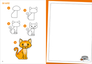Schritt für Schritt Zeichnen lernen Lustige Tiere - Abbildung 1