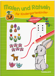 Malen und Rätseln für Kindergartenkinder - Jahreszeiten
