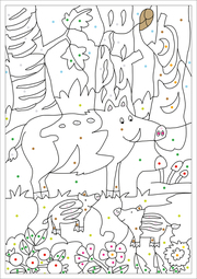 Malen nach Farben: Im Wald - Abbildung 1