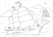 Mein schönstes Malbuch - Piraten - Abbildung 1