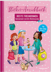 Sticker-Anziehbuch. Beste Freundinnen - Cover