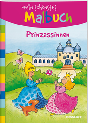 Prinzessinnen Mein schönstes Malbuch - Cover