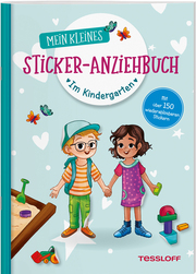 Mein kleines Sticker-Anziehbuch. Im Kindergarten - Cover