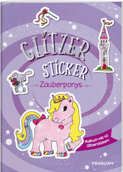 Glitzer-Sticker Malbuch - Zauberponys