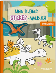 Mein kleines Sticker-Malbuch. Dinosaurier - Cover