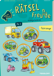 Achtung Achtung Rätselfreu(n)de. Kindergartenkinder. Fahrzeuge - Cover