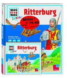 Was ist was Junior Ritterburg Buch + CD Set - Cover