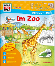 Was ist was Junior Im Zoo Mitmach-Heft - Cover