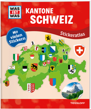WAS IST WAS Stickeratlas Kantone Schweiz - Cover
