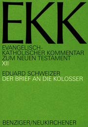Der Brief an die Kolosser, EKK XII - Cover
