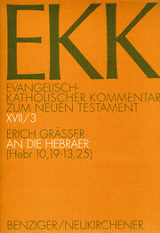 An die Hebräer, EKK XVII/3 - Cover