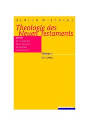 Theologie des Neuen Testaments II