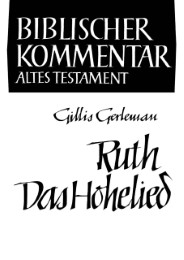 Ruth/Das Hohelied - Cover