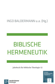 Biblische Hermeneutik - Cover