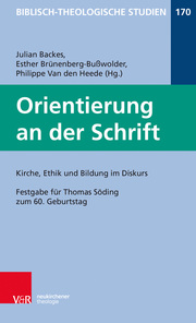 Orientierung an der Schrift: Kirche, Ethik und Bildung im Diskurs - Cover