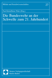 Die Bundeswehr an der Schwelle zum 21. Jahrhundert - Cover