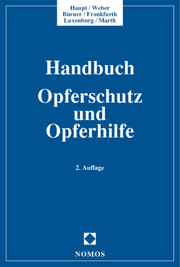 Handbuch Opferschutz und Opferhilfe - Cover