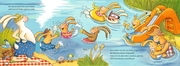 Wenn sieben kleine Badehasen quietschfidel ans Wasser rasen - Illustrationen 1