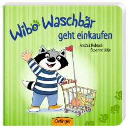 Wibo Waschbär geht einkaufen - Cover