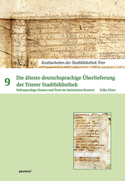 Die älteste deutsprachige Überlieferung der Trierer Stadtbibliothek - Cover