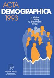 Acta Demographica 1993 - Cover