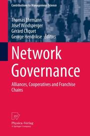 Governance of Alliances, Cooperatives and Franchise Chains