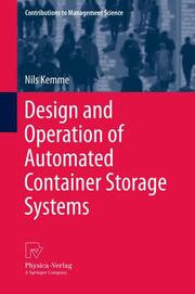 Design and Operation of Automated Container Storage Systems - Cover