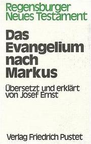Das Evangelium nach Markus - Cover