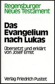 Das Evangelium nach Lukas - Cover