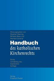 Handbuch des katholischen Kirchenrechts - Cover