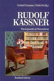 Rudolf Kassner - Cover