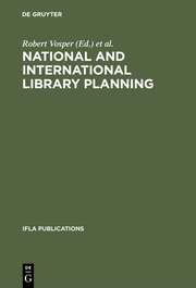 National and international library planning