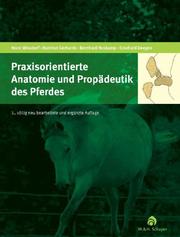 Praxisorientierte Anatomie und Propädeutik des Pferdes - Cover