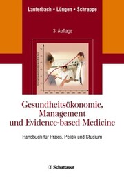 Gesundheitsökonomie, Management und Evidence-based Medicine - Cover
