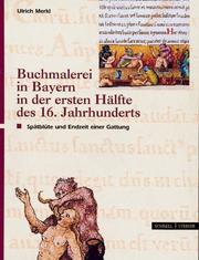 Buchmalerei in Bayern in der ersten Hälfte des 16.Jahrhunderts