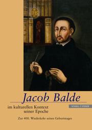 Jacob Balde im kulturellen Kontext seiner Epoche - Cover