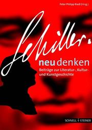 Schiller neu denken - Cover