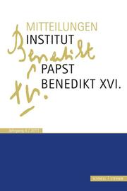 Mitteilungen Institut-Papst-Benedikt XVI. 6/2013
